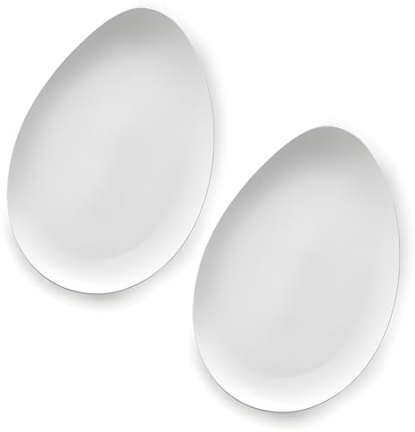 FranquiHOgar - Juego de 2 Fuentes-Plato Fast & Fresh - Porcelana Pro - Elegante y Duradero, Porcelana, 30 x 23 x 3,5 cm