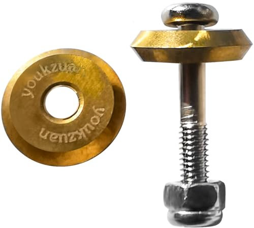 Lot de 2 coupe-carreaux revêtus de titane - 12 mm - Roue dentée 14 A - Pour toutes les poignées de traction Sigma - Lame de rechange manuelle en alliage - Pour céramique, verre, porcelaine, carreaux