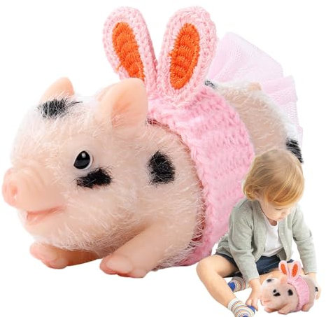 Vgvgaj Spielzeugtiere, Kleinkindtierspielzeug | Süßes Silikon Weiches Miniaturtier,Kinder Krankenpflegezubehört