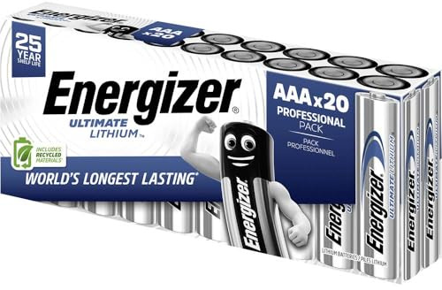 Energizer Ultimate FR03 Micro (AAA) batteri litium 1 250 mAh 1,5 V 20 st.