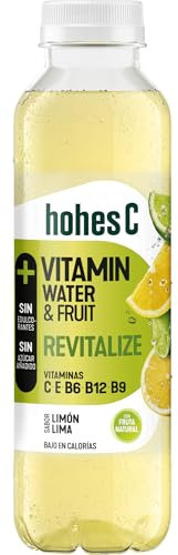 hohes C Vitamin Water Revitalize - Limón y Lima - Bebida Refrescante 0,5L