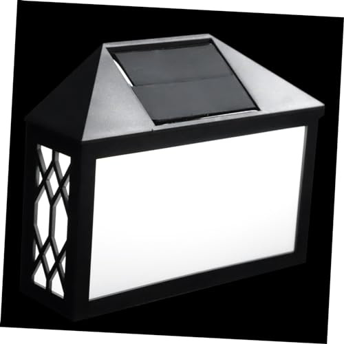 Operitacx 1 Ensemble Lampe de Numéro de Maison Solaire LED Plaque Numérique Adresse Éclairée pour Extérieur Étanche et pour Villas et Décorations de Jardin