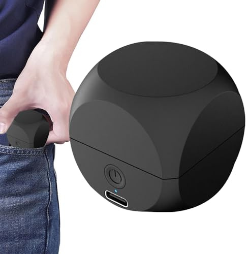 Sghtil Mini Rasoio Elettrico - Trimmer Barba Da Viaggio | Rasoio Da Viaggio Per Barba Ricaricabile A Forma Di Dado Per La Casa