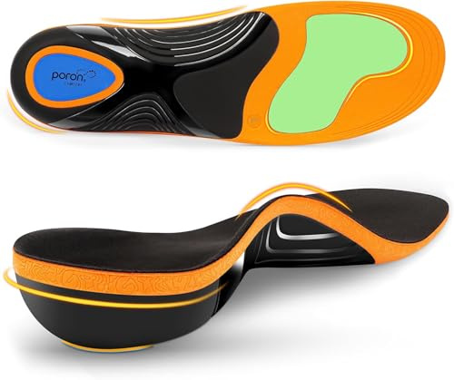 ZEKUN Taille L Semelle Orthopédiques Suitable for Sizes L Semelles Chaussures Confort Fasciite Plantaire Travail Haut Arc Semelles Oulagement Efficace Des Talonnette Epine Calcaneenne Femme et Homme