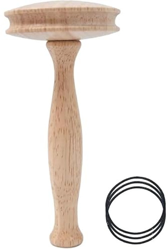 Tubayia Seta de madera para hacer uno mismo, herramienta de relleno de hongos, portátil, lindo, ligero, juego de accesorios para el hogar, calcetines y pantalones