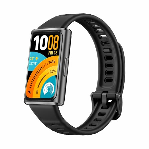 HUAWEI Band 11 Pro Fitness Tracker, Built-in GPS, 1.62 AMOLED, Sleep Tracker, Heart Rate SpO2, 14-Day Battery, 5 ATM Waterproof, 100+ Workouts, Women Men, Android & iOS – Black