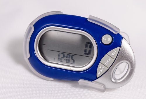hrm PE-771 Tri-Axis Multi-Function Pocket Pedometer (Blue)