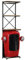 vidaXL Massivholz Traktor-Weinschrank Barmöbel Traktor-Theke Bartheke Weinregal Traktor-Design Hausbar Barschrank Traktor-Bar 49x31x172 Mangoholz
