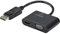 Renkforce RF-4505752 DisplayPort/HDMI/VGA Adapter [1x DisplayPort Stecker - 1x HDMI-Buchse, VGA-Buchse] Schwarz 15.