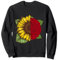 Sunflower Mixed Roses T-Shirt Geschenk Damen Sweatshirt