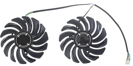 Ventilador de Tarjeta gráfica de 87 mm PLD09210B12HH de 4 Pines, Compatible con MSI, Armor, RX470, RX480, RX570 y RX580.