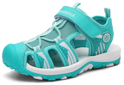 Mishansha Sandalias de Verano para Niños Trekking Turquesa Tallas 28