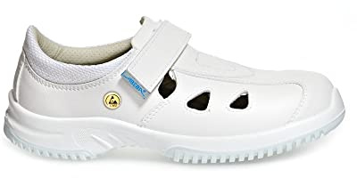 Abeba 31795 ESD-Uni6 säkerhetssandal, 45 EU, Vitt