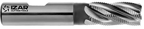 Izar 45213 Fresa Frontal Desbaste Fino PMX, 6644, DIN 844 NR-F, 5Z, 18.00 mm Diámetro Corte