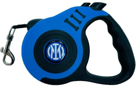 Inter PETLEASHINTER, Guinzaglio Retrattile Unisex Adulto, Nero, Unica