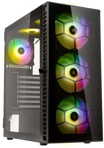 Kolink Observatory HF Glass ARGB Midi-Tower - schwarz