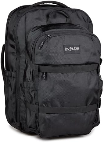 JANSPORT Unisex's Venture Pack System Backpack, Black, One Size