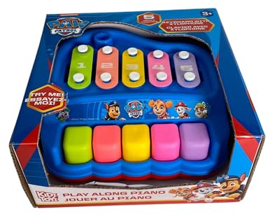Paw Patrol Play Along Piano & Xylophone - Learn to Play Piano Music Education for Kids and Preschoolers Ages 3+