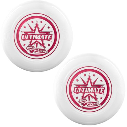 Wham-O Frisbee officiell ultimat 175 g flygskiva, 25 cm, professionell träningsskiva för tävling och utomhus kul (C(2-pack))