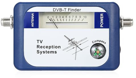 DVB-T Digital Satellite Signal Finder Meter Aerial Terrestrial TV Antenna with Compass TV Reception Systems