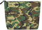 Bolsa de maquillaje reutilizable con estampado de camuflaje militar verde, organizador de artículos de aseo de viaje, bolsa multiusos para almacenamiento diario de mujeres, Camuflaje militar verde