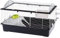 FERPLAST Nagetierkäfig CASITA 100 für Kaninchen, Meerschweinchen, Meerschweinchen, aus Metall, inklusive Zubehör: Futterkrippe, Trinkflasche, Napf, Haus. 96x57xh56cm