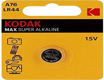 Kodak Pila Bottone Alkalina LR44 A76/1.5 V