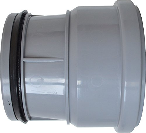 Airfit 110110S DN110 - Reductor interior para aguas residuales (valor nominal 110/110, tamaño pequeño), color gris