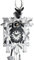 Kuckucksuhr Kuckuckuhr Echtholz NEU batteriebetriebenes Quartzwerk Kuckuckruf Eble -Modern Style 42cm- 15686