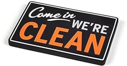 Genuine Fred FLIPSIDE Dishwasher Sign, Double-Sided, Works on all ALL Dishwashers, Self-Adhesive Magnet Included, Durable & Water Resistant, Fun Kitchen Gadget for Families and Roommates, 2.5 x 3.5