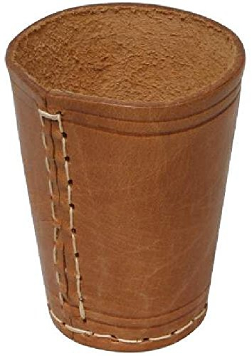 Würfelbecher Rindleder natur ASS 22574014 9cm