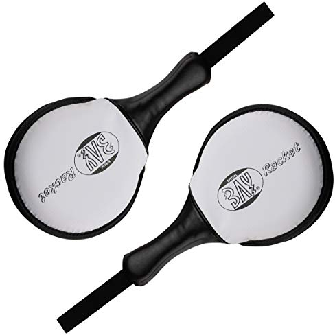 Bay® Motivation MITT KLATSCH GERÄUSCH Leder PU Doppel Double Hand Schlag Pratze Doppelpratze Doppelmitt Schlagmitt Schlagpolster Schlagkissen Taekwondo Kickboxen Tae Kwon Do Handpratze Pratze