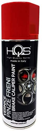 4R Quattroerre.it Vernice Spray HQS Pinze Freni per Auto Rosso 400 ml