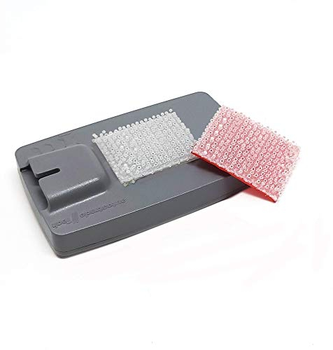 4R Quattroerre.it Dual Lock pour Telepass 2019 Fixation Amovible Transparente, 20 x 25 mm, 3 pièces