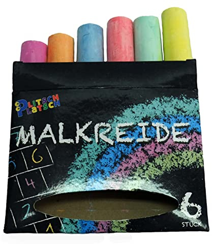 Bock op Kölle Malkreide Zeichenkreide Straßenmalkreide Tafel Asphalt bunt für Kinder und Erwachsene (20x6)