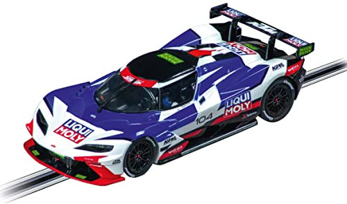 Carrera Evolution - 20027745 I KXIBOW GTX Rennaction Set I Maßstab 1:32 I Liqui Moly No104 RennfahrzeugI Technisch Aktuell & Hochwertige DetailsI Perfekt für spannende Rennen