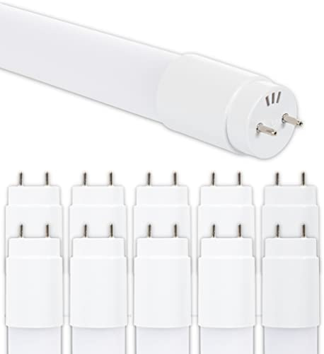 CLAR - Tubo Fluorescente 120cm T8 18W, Tubos 120cm T8, Tubo de Luz LED, 18W Blanco Frío 6500ºk (Pack 10)