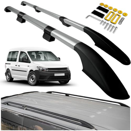 CHROMEMASTER | Compatibili con VW Caddy L2/MAXI 2010-2020 | Barre Trasversali da Tetto, Mancorrenti sul Tetto | Sono Utilizzate per il Montaggio di Portapacchi, Box da Tetto o Portabiciclette