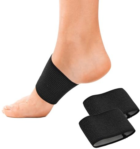 Dibotell Sollievo per fascite plantare, supporto per arco plantare, inserti di compressione regolabili per piedi piatti, fascite plantare, sperone calcaneare, sollievo dal dolore 42-48 EU (27-30,5 cm