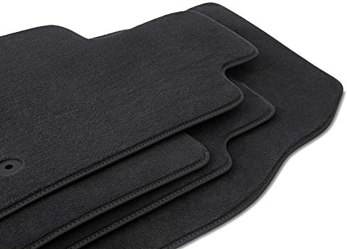 Wielganizator Set gummierte, Graphite Polyamidmatten passend für Dodge RAM DS DJ 1500 (2012-2020) Pickup