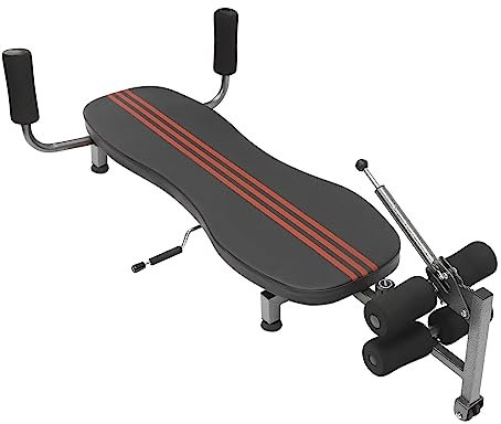 SAUADY Banco de descompresión elástico para la espalda, mesa de inversión con 150 kg de capacidad de carga para entrenamiento en casa, ahorra espacio