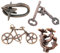 WUSJCOF 4 Pièces Casse Tête Metal,Jeux de Patience,d'Adresse,de QI