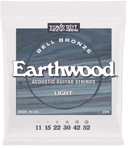 Ernie Ball Light Earthwood Bell Bronze Gitarrensaiten Westerngitarre 11-52
