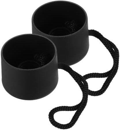 GAROZATION 2pcs Umbrella Handle Grip Replacement Set Plastic Rain Umbrella Grip Accessories 13-14mm Round Matte Finish Repair and Upgrade Supplies