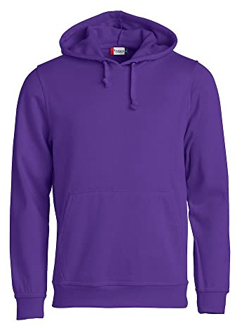 CliQue Herren Basic Hoodie, Violett (helles Lila), M