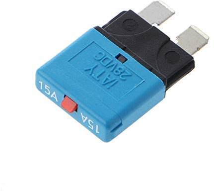 12V-28V 15A interruttore automatico ripristinabile fusibile lama ripristino manuale 5-30A