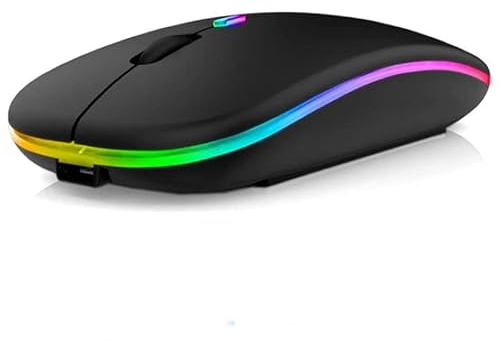 Ziyan PC USB Maus Kabellos 2.4Ghz Bluetooth Mouse aufladbar Notebook Laptop Funkmaus Mäuse