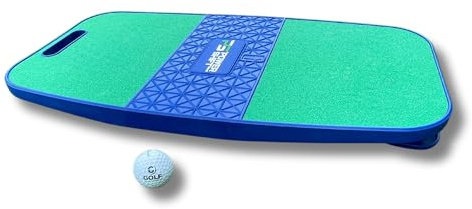 Power Shift Board Golf Training Aid - Innovative Golf Balance Board Designed To Teach Proper Weight Distribution In The Golf Swing, For More Power And Distance! Golf Swing Board With Noise Feedback!