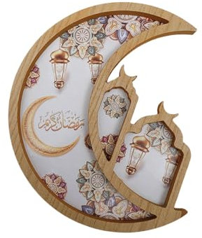 Vassoio decorativo a forma di luna e stella, per esporre frutta, dessert e pasticcini, spuntini, piatto da pranzo, decorazione per tavolo da pranzo