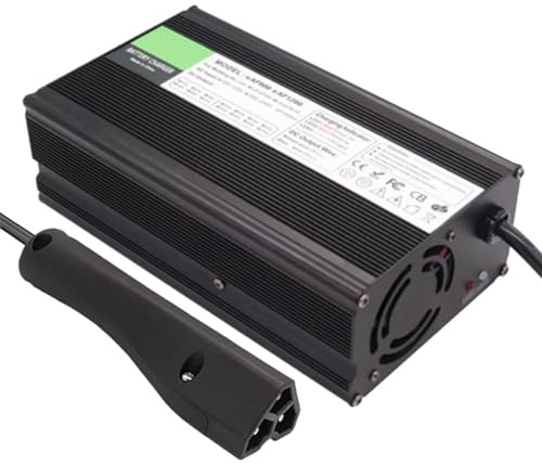 WLEJSL Caricabatterie Intelligente per Batterie al Piombo 48V 15A, Caricabatteria di Mantenimento Completamente Automatico 48V per Club Car da 48 Volt, Golf Cart EZGO, Golf Cart RXV Txt,A3
